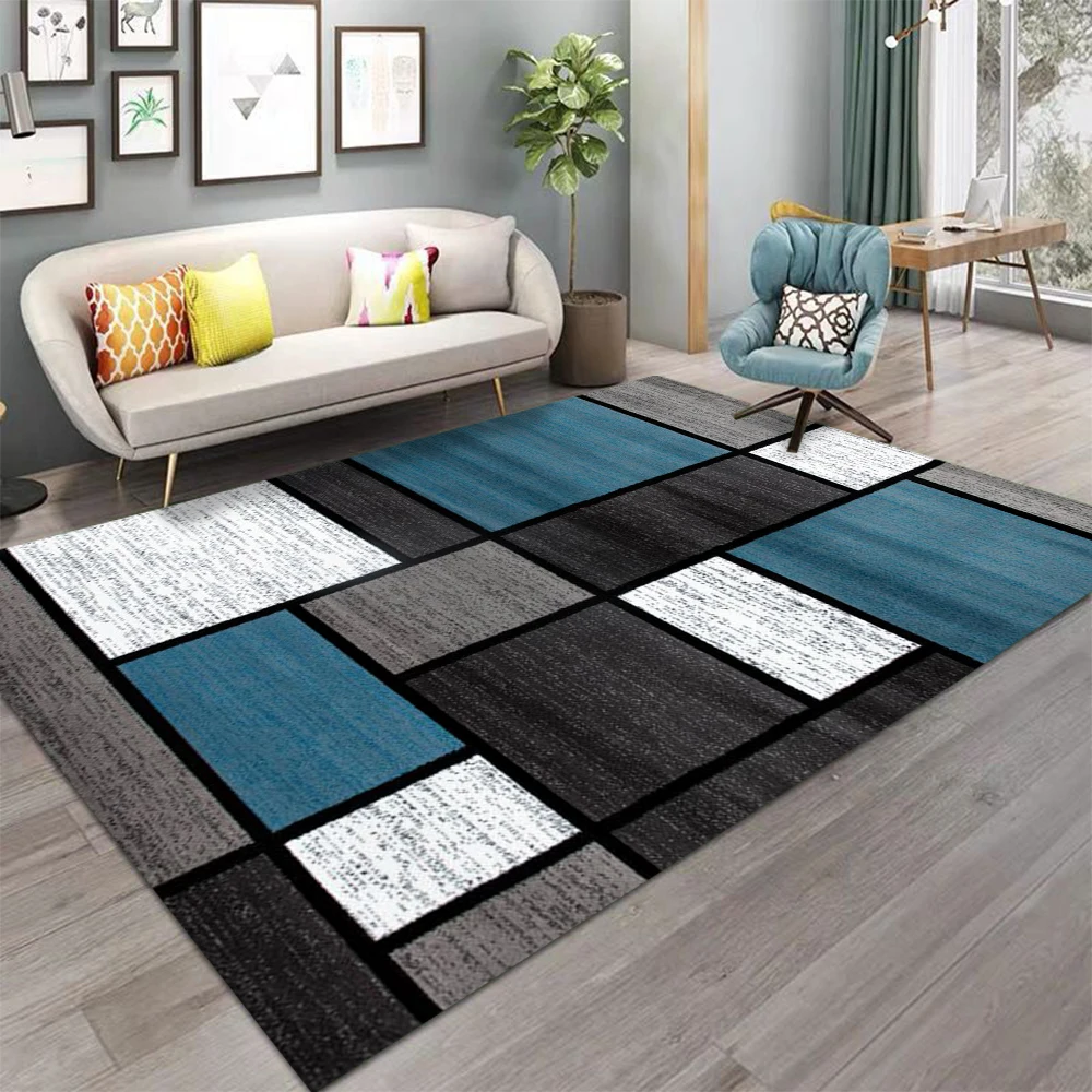 Home Textiles Rug - シンプルなビッグカーペット漫画リビングルームベッドルームキッチンソファテーブルバルコニーラグノンスリップ洗えるマットホーム絶妙な