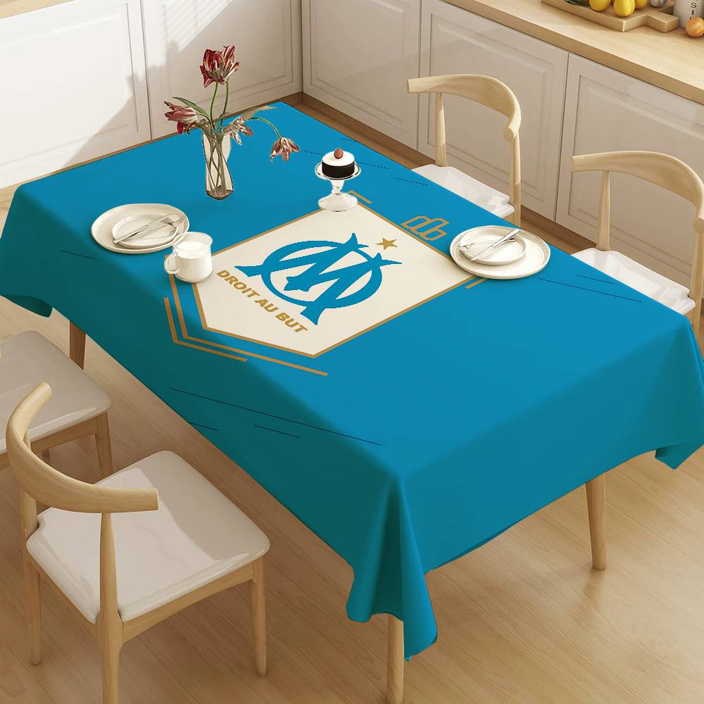 オリンピック・ド・マルセイユロゴ入り長方形テーブルクロス テ - Home Textiles Today Logo のレビューと価格
