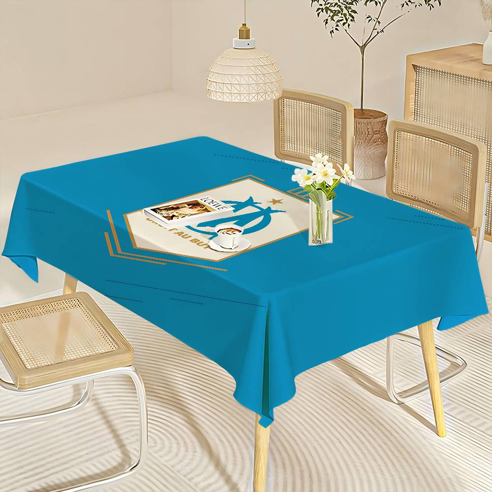 オリンピック・ド・マルセイユロゴ入り長方形テーブルクロス テ - Home Textiles Today Logo のレビューと価格