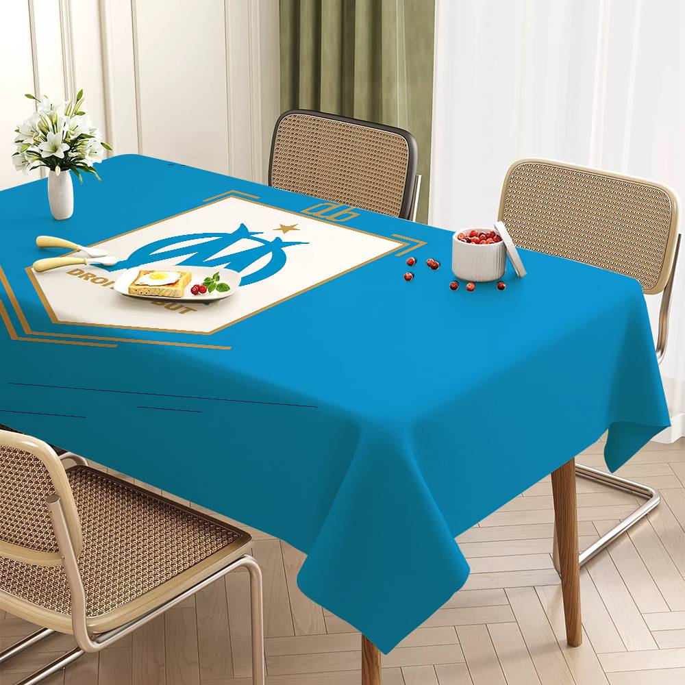 オリンピック・ド・マルセイユロゴ入り長方形テーブルクロス テ - Home Textiles Today Logo のレビューと価格