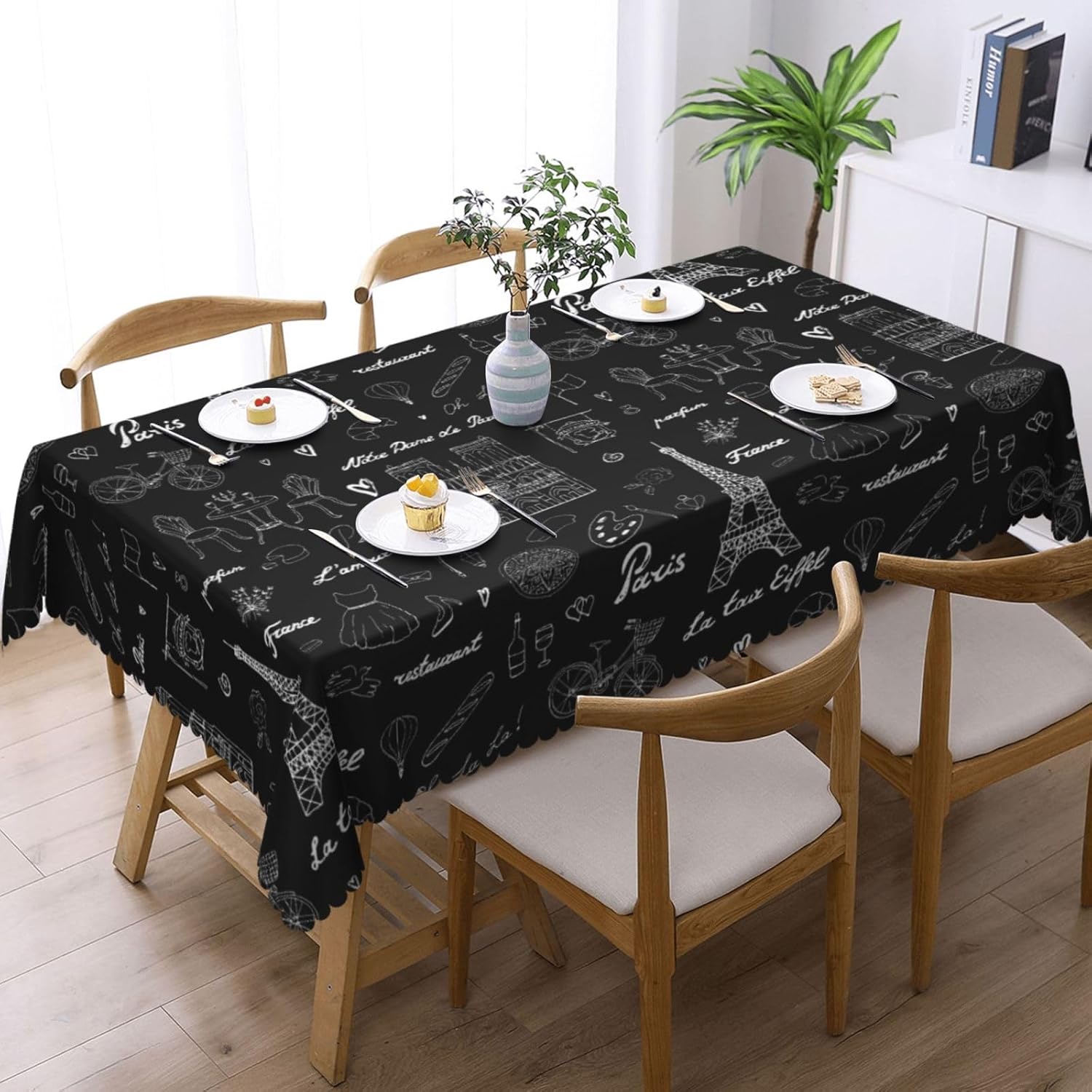 エッフェル塔テーブルクロス フランス パリ ロマンスアート  - Home Textiles Paris のレビューと価格