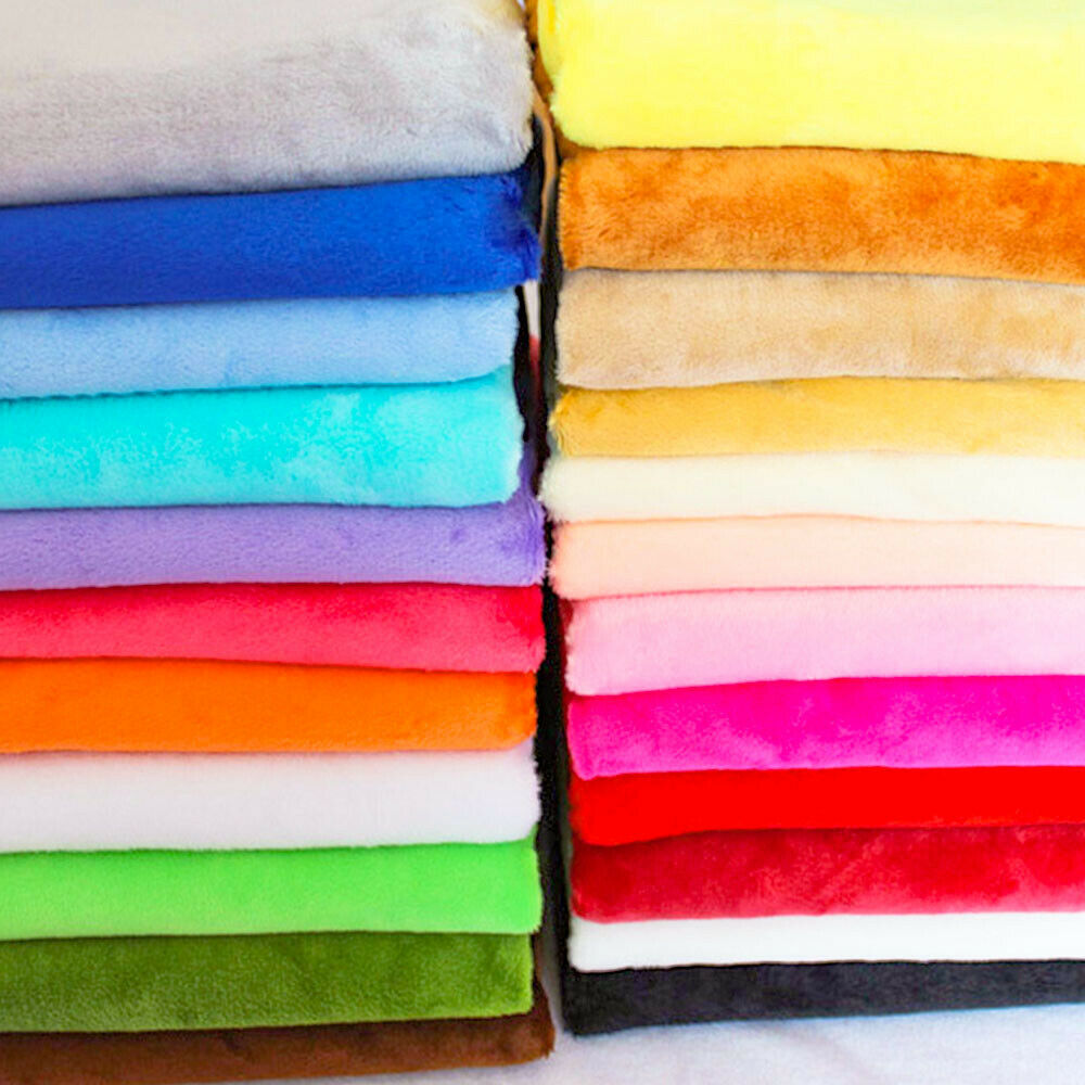 ショートベルベットポリエステル生地,無地のぬいぐるみ,大きい - Home Textiles Super Soft のレビューと価格