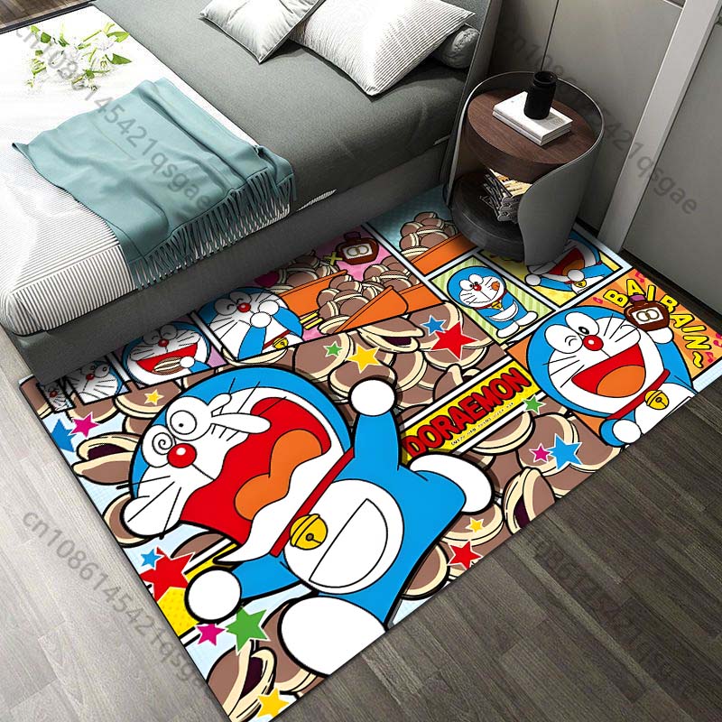 日本 D-ドラえもんと仲間たちプリントカーペット リビングル - Home Textiles Rug のレビューと価格