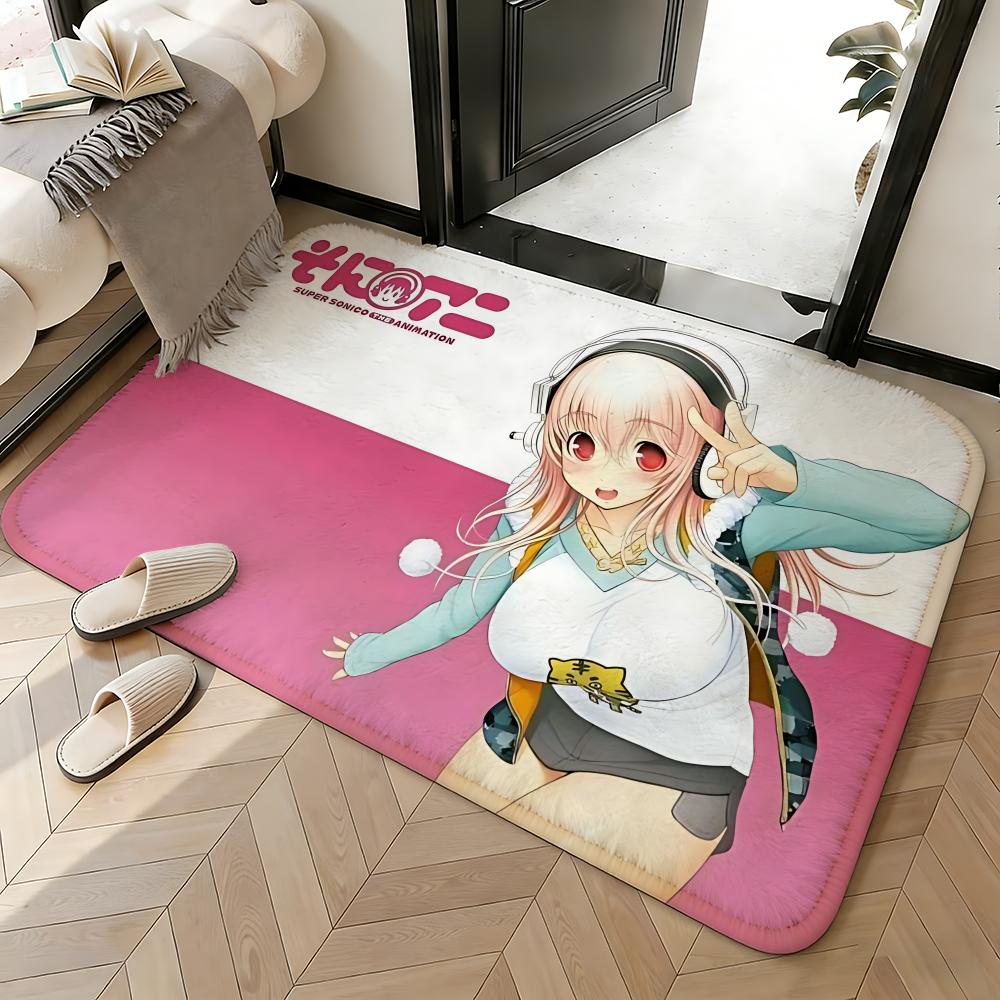 柔らかく吸水性のある滑り止めラグ キャラクター スーパーソニ - Home Textiles Super Soft のレビューと価格
