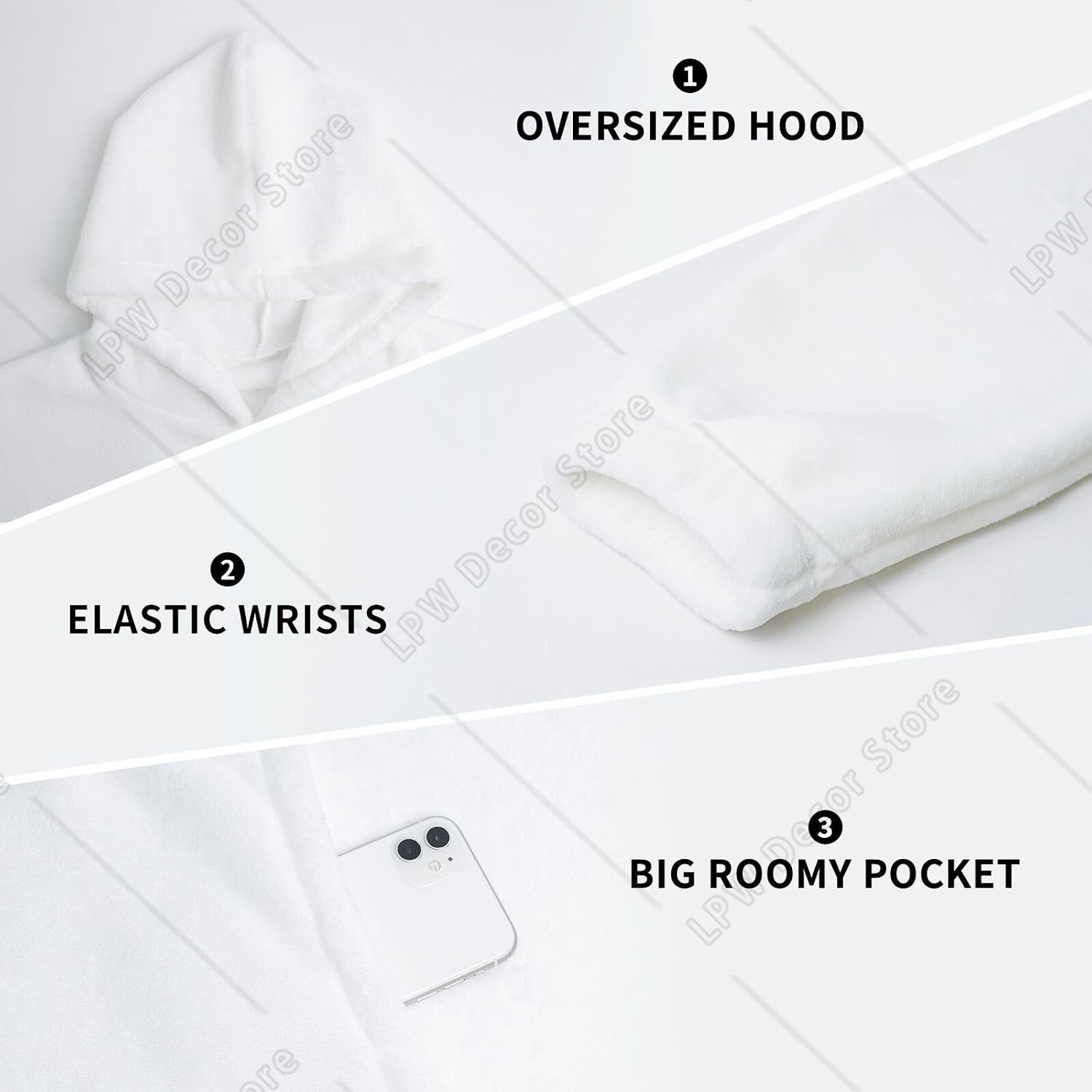 パリタワーフラワープリントブランケットパーカー 女性&男性用 - Home Textiles Paris のレビューと価格