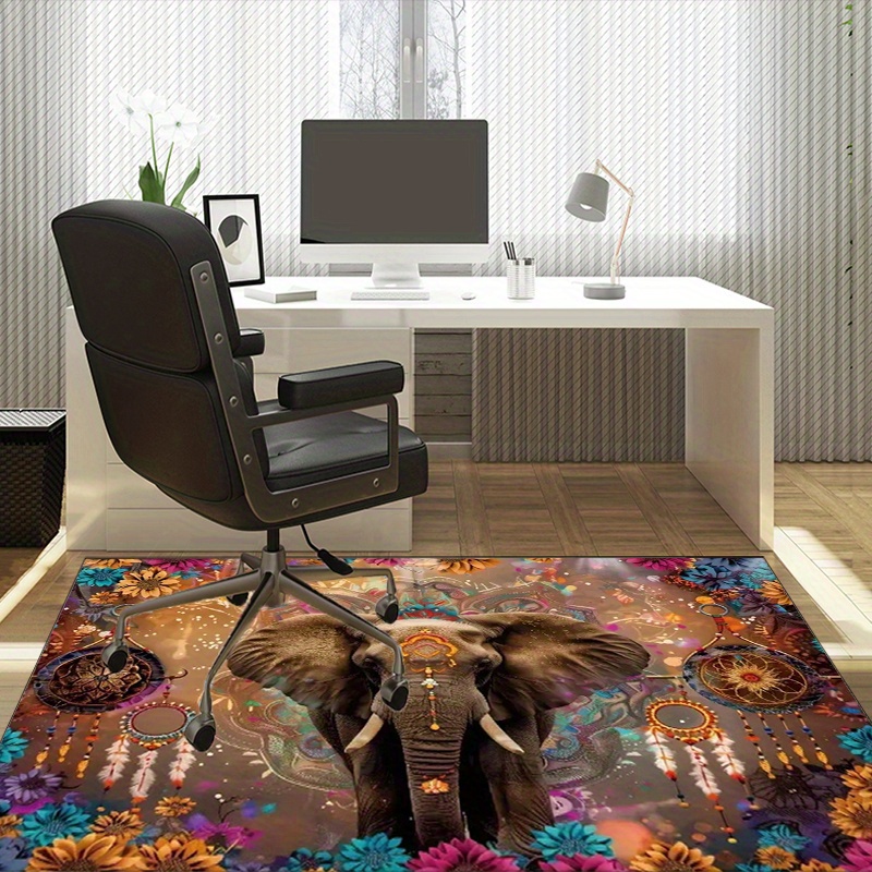 象のマンダラ絨毯：ボヘミアンスタイルの家のためのエスニックな - Home Textiles Rug のレビューと価格