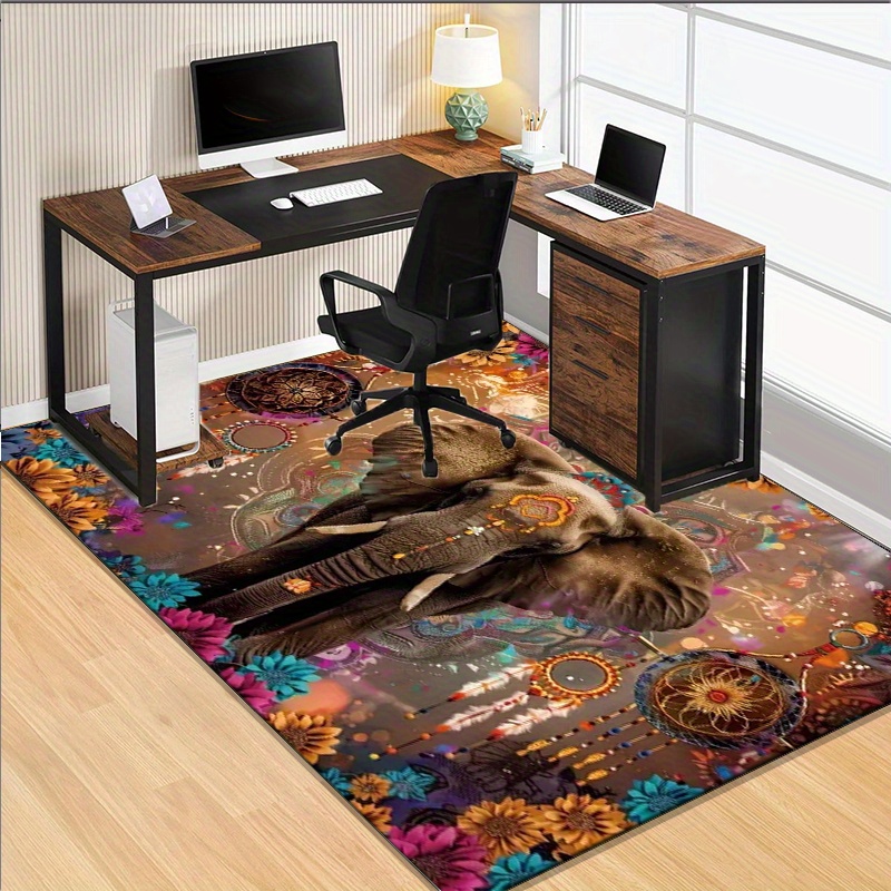 象のマンダラ絨毯：ボヘミアンスタイルの家のためのエスニックな - Home Textiles Rug のレビューと価格