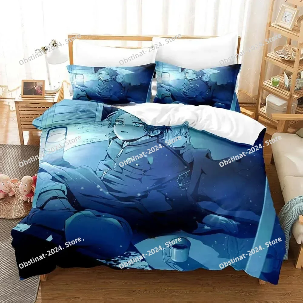 3Dアニメ「ワールドトリガー」寝具セット、枕カバー付き、布団 - Home Textiles Super Soft のレビューと価格