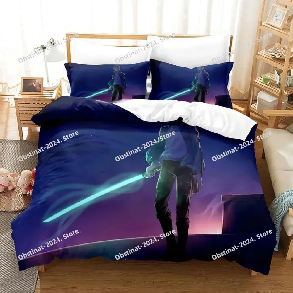 3Dアニメ「ワールドトリガー」寝具セット、枕カバー付き、布団 - Home Textiles Super Soft のレビューと価格