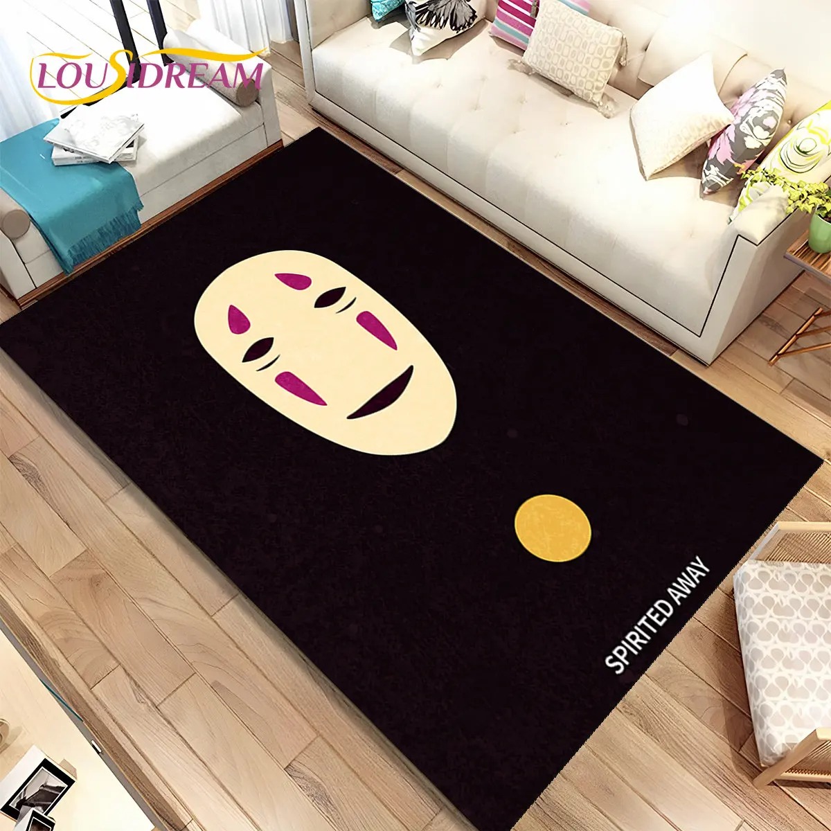 千と千尋の神隠し漫画アニメエリアラグ、リビングルーム、ベッド - Home Textiles Rug のレビューと価格