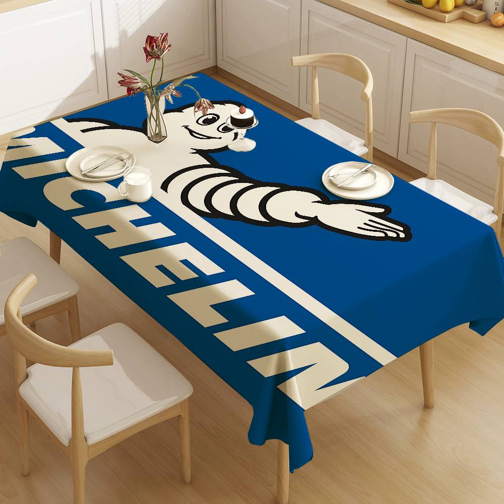 M-Michelinsロゴ入りポリエステル防水テーブルクロス - Home Textiles Today Logo のレビューと価格