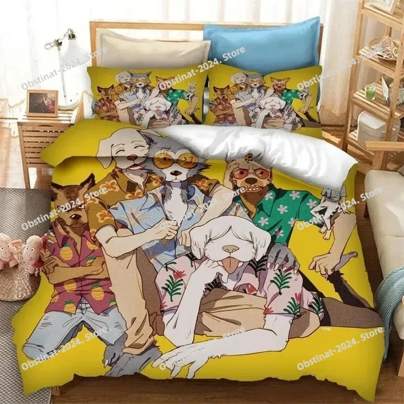 アニメ BEASTARS 寝具セット プリント寝具セット 枕 - Home Textiles Super Soft のレビューと価格
