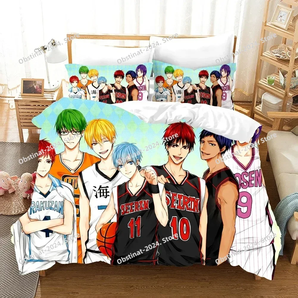 アニメキッズ黒子のバスケ寝具セットプリント枕カバー付き布団カ - Home Textiles Super Soft のレビューと価格