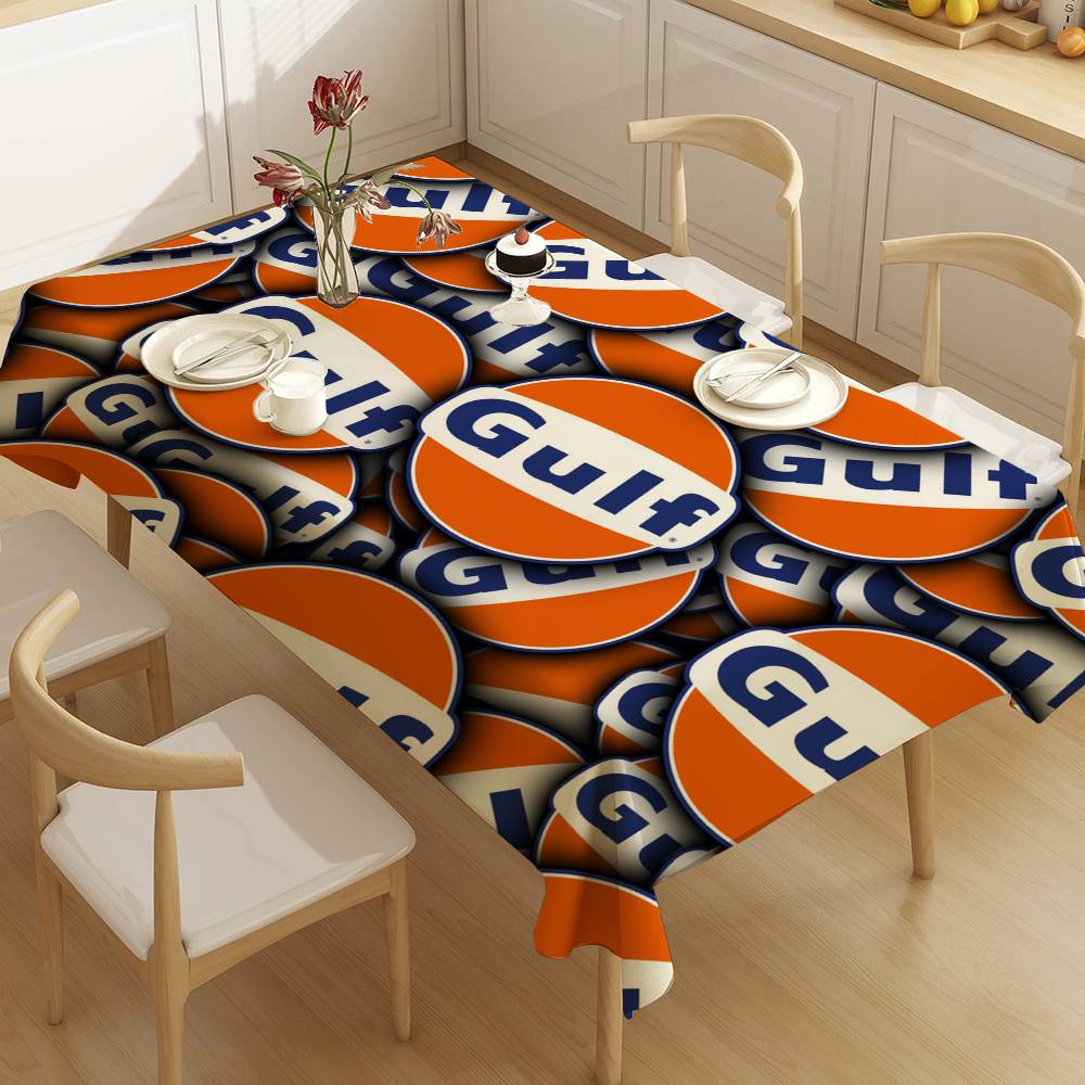 G-Gulfs Racing ロゴ 防水長方形テーブルクロス - Home Textiles Today Logo のレビューと価格