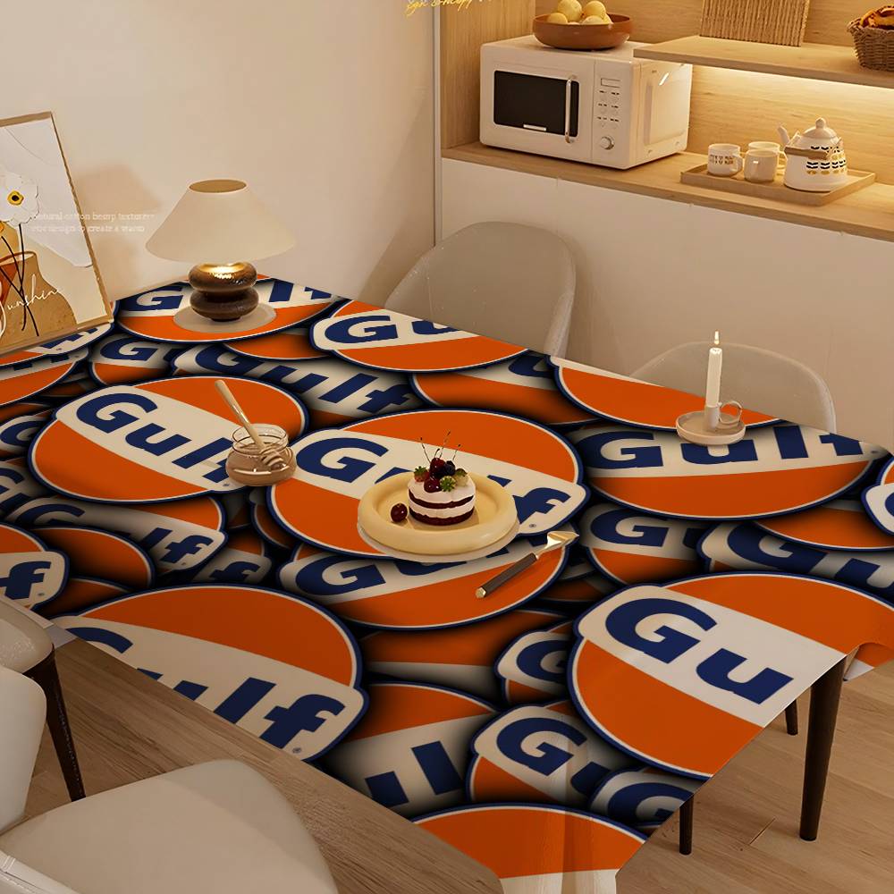 G-Gulfs Racing ロゴ 防水長方形テーブルクロス - Home Textiles Today Logo のレビューと価格