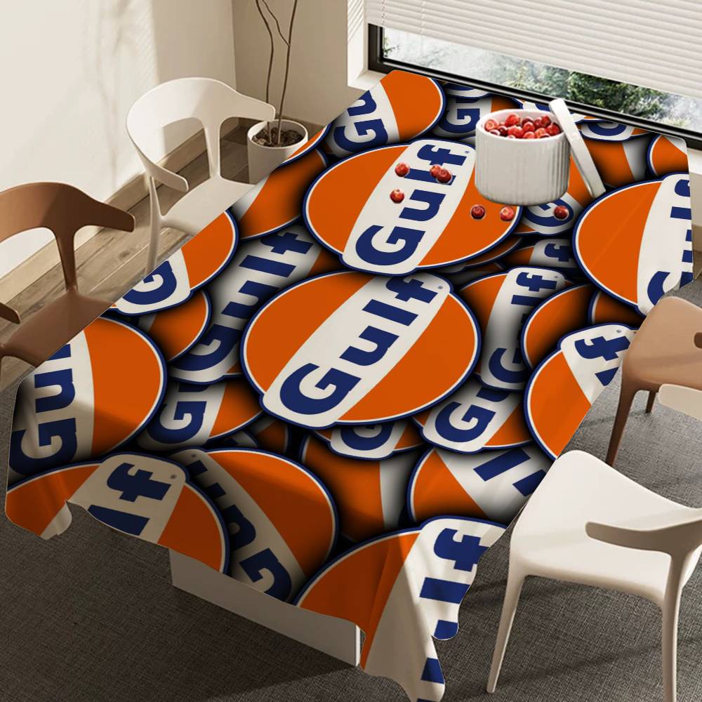 G-Gulfs Racing ロゴ 防水長方形テーブルクロス - Home Textiles Today Logo のレビューと価格