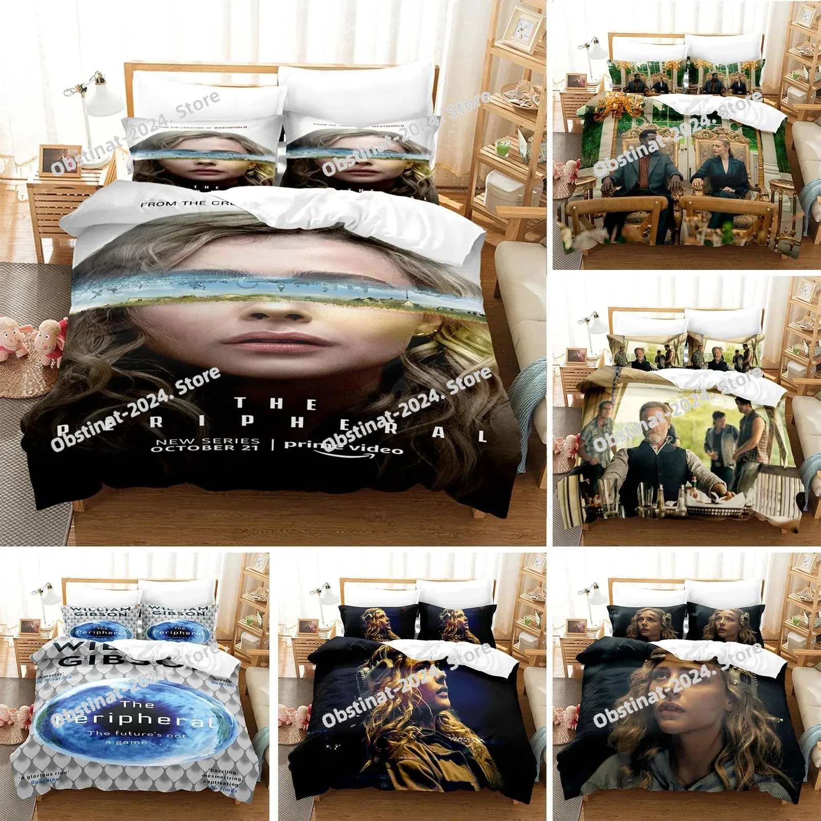 3Dプリント寝具セット 枕カバー付き ベッドカバー ソフト  - Home Textiles Super Soft のレビューと価格